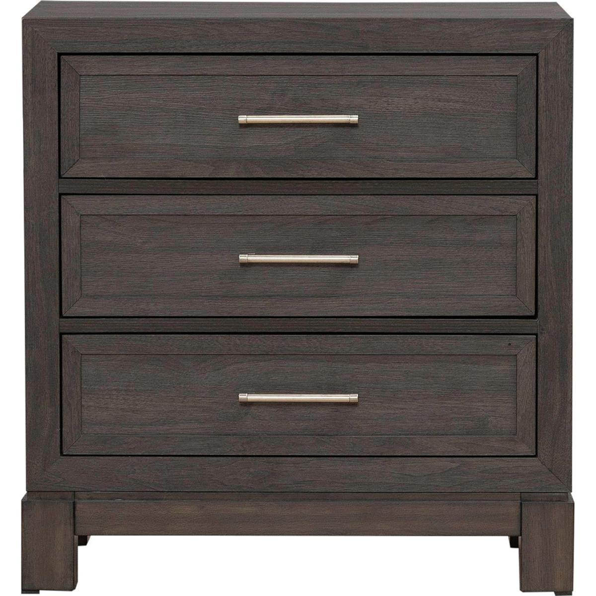  Liberty Furniture Industries Inc. Modern Edge 3-Drawer Nightstand 313-BR61 IMAGE 2