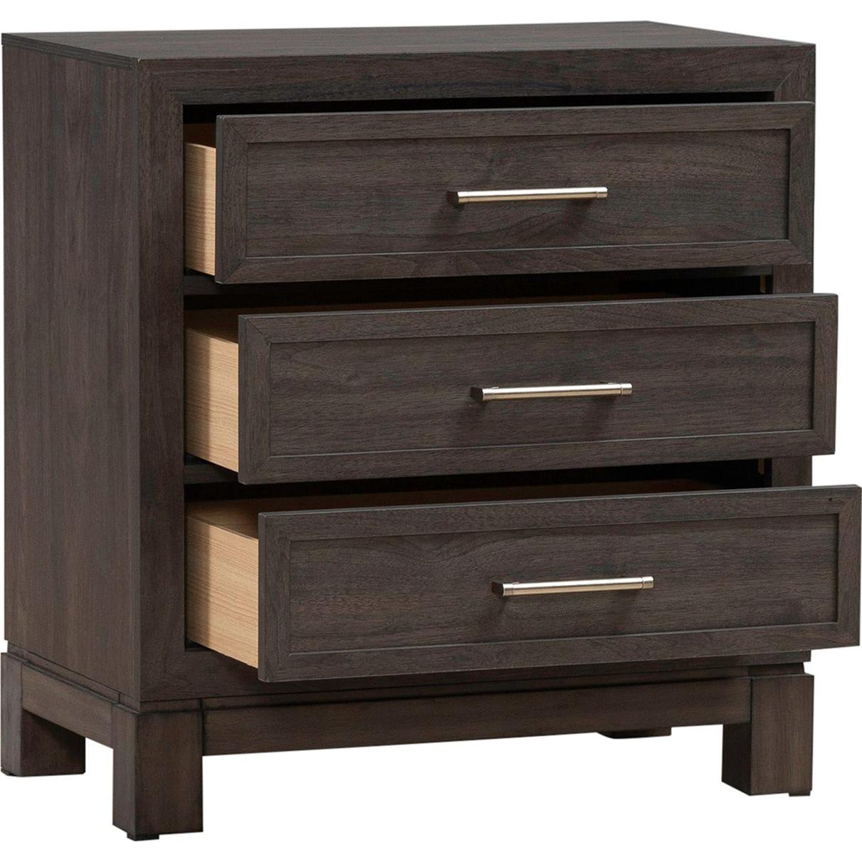  Liberty Furniture Industries Inc. Modern Edge 3-Drawer Nightstand 313-BR61 IMAGE 6