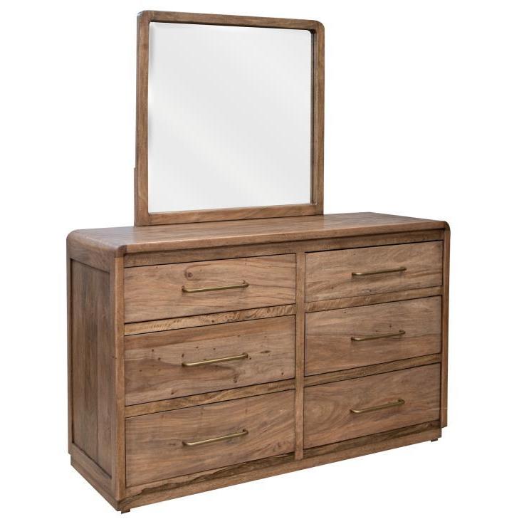  International Furniture Direct Dresser Mirrors Dresser Mirrors IFD6621MIR IMAGE 2
