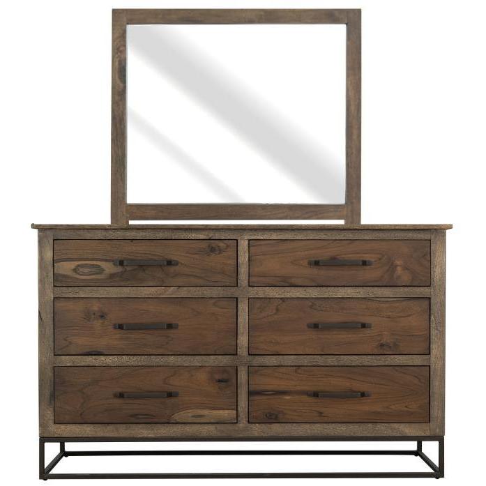  International Furniture Direct Dresser Mirrors Dresser Mirrors IFD1171MIR IMAGE 2