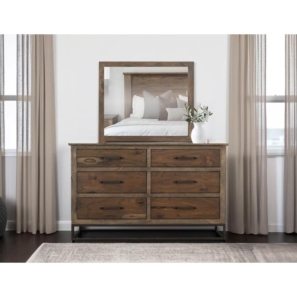  International Furniture Direct Dresser Mirrors Dresser Mirrors IFD1171MIR IMAGE 3