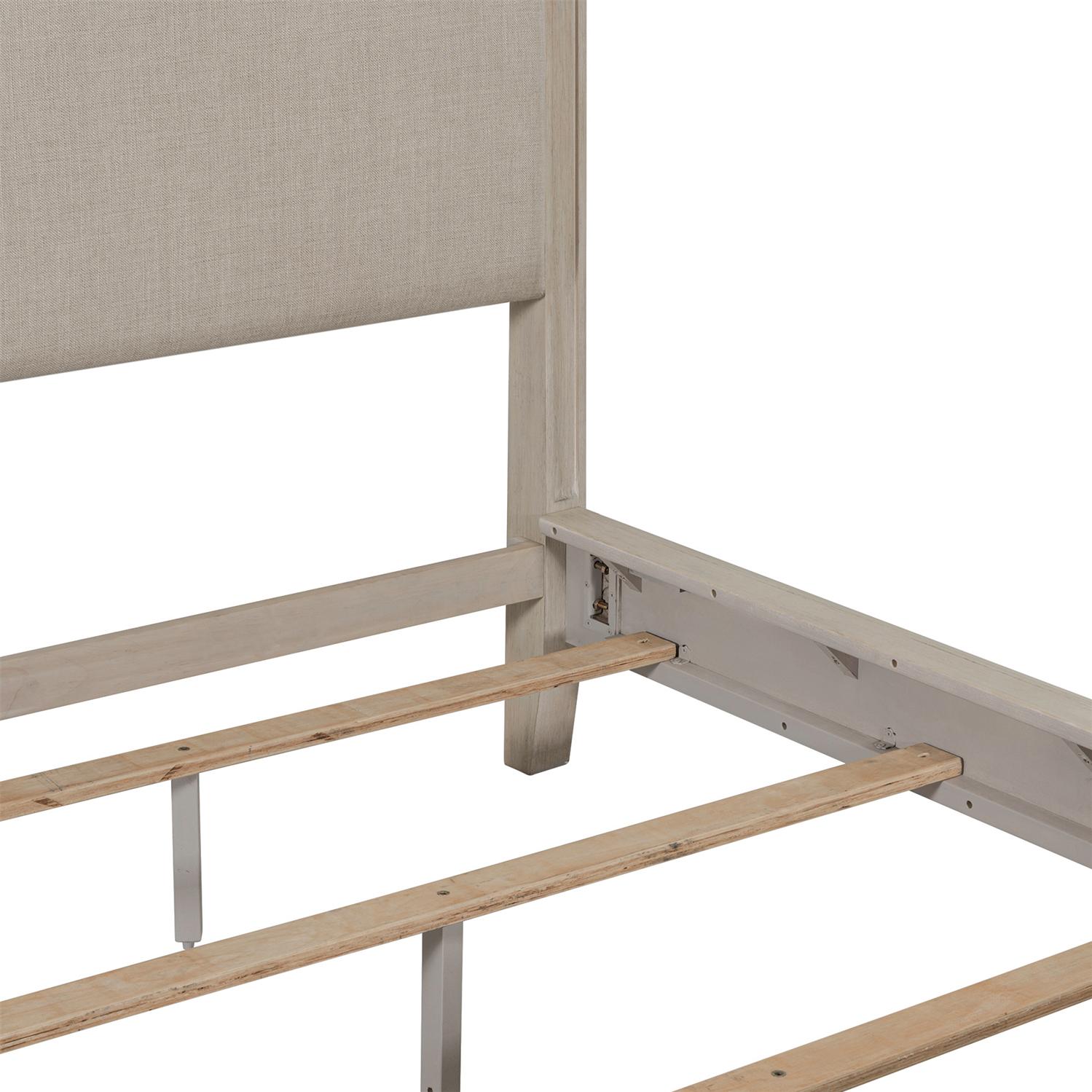  Size_King -- New Haven 694-BR-KUB King Upholstered Panel Bed IMAGE 8