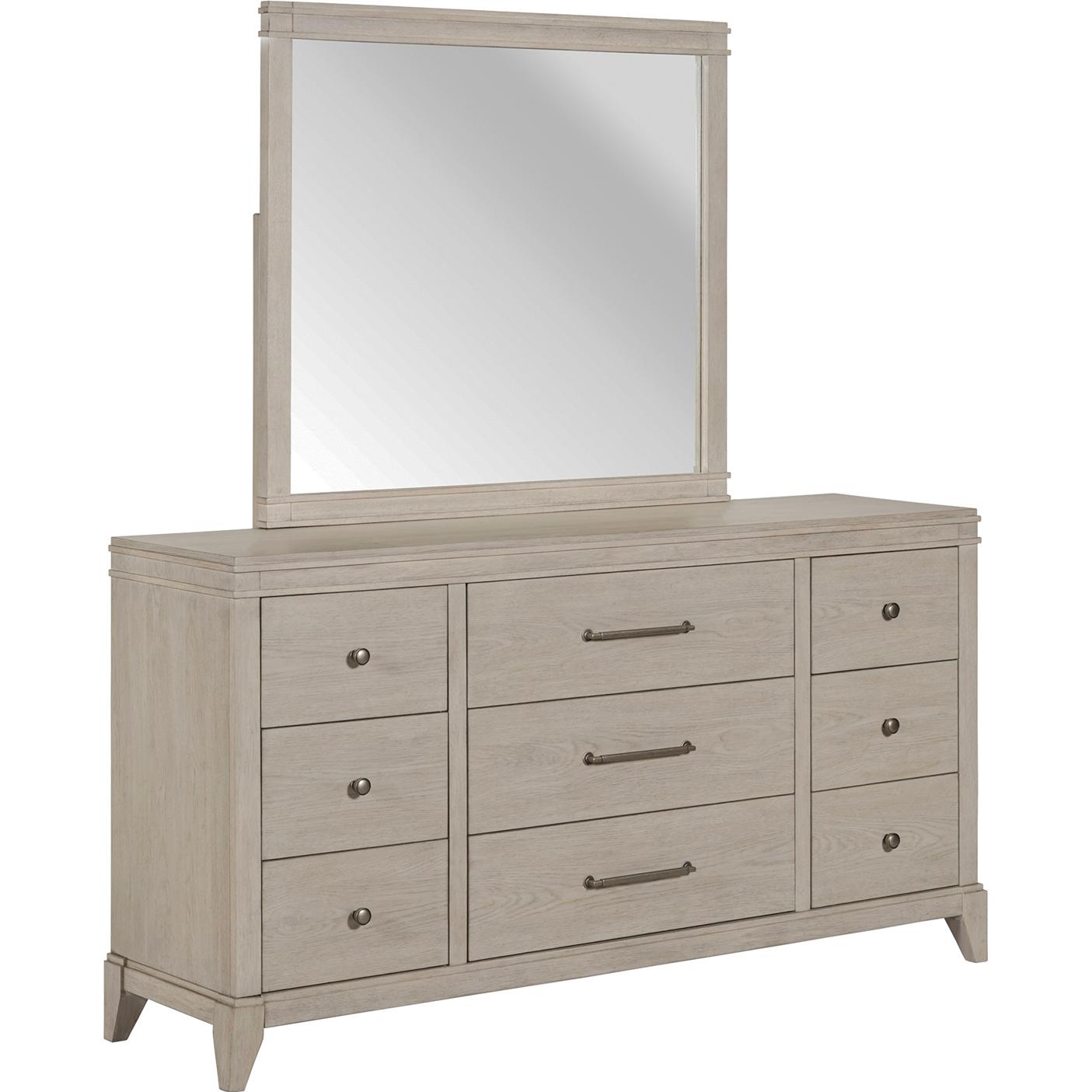  Liberty Furniture Industries Inc. New Haven 9-Drawer Dresser with Mirror 694-BR-DM IMAGE 1