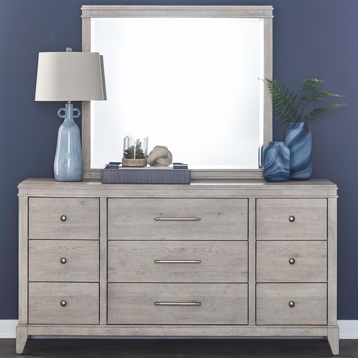  Liberty Furniture Industries Inc. New Haven 9-Drawer Dresser with Mirror 694-BR-DM IMAGE 11