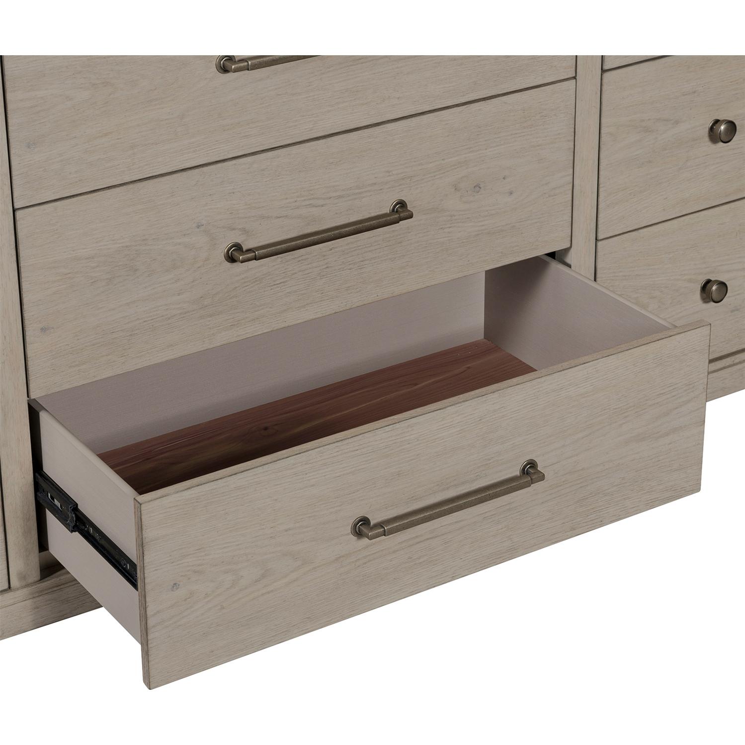  Liberty Furniture Industries Inc. New Haven 9-Drawer Dresser with Mirror 694-BR-DM IMAGE 9