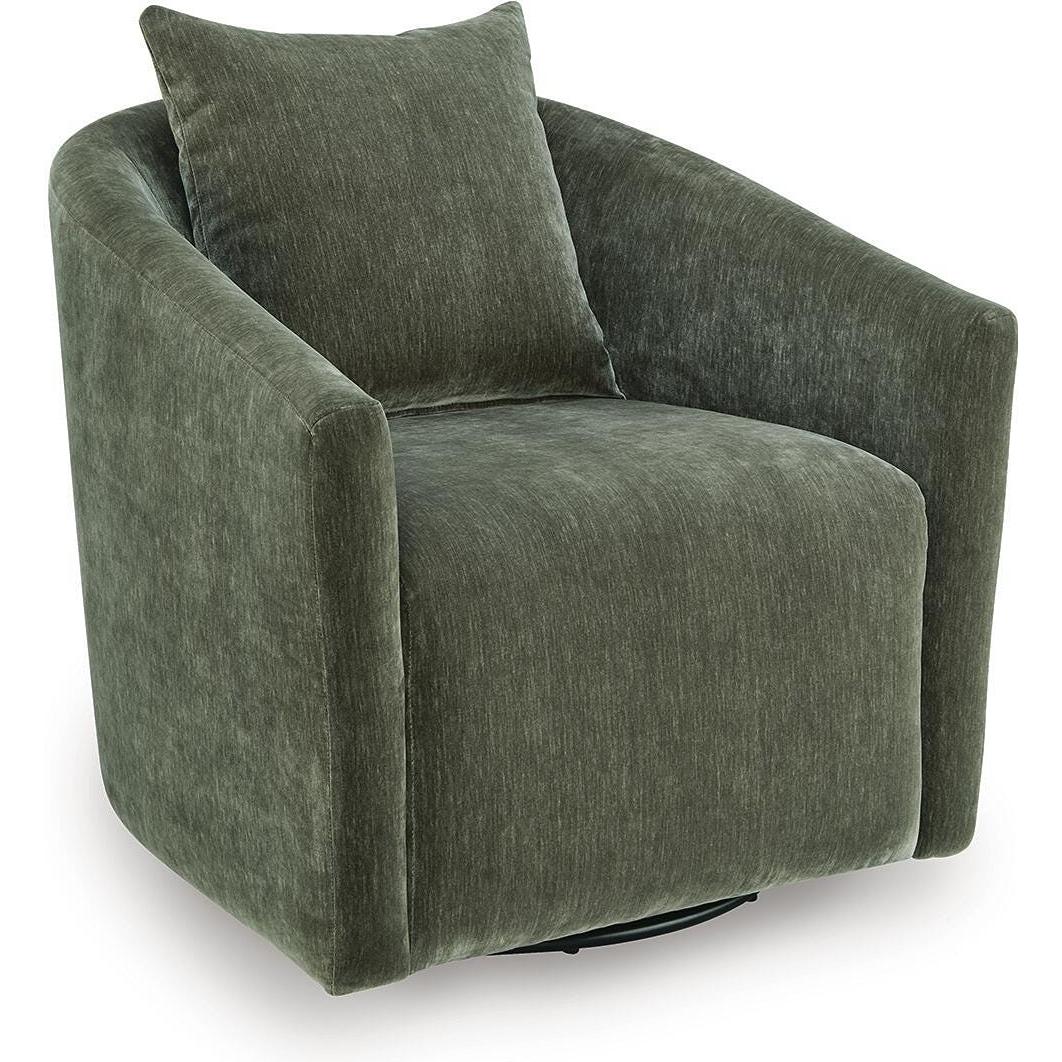  Signature Design by Ashley Leastow A3000830 Swivel Accent Chair IMAGE 1