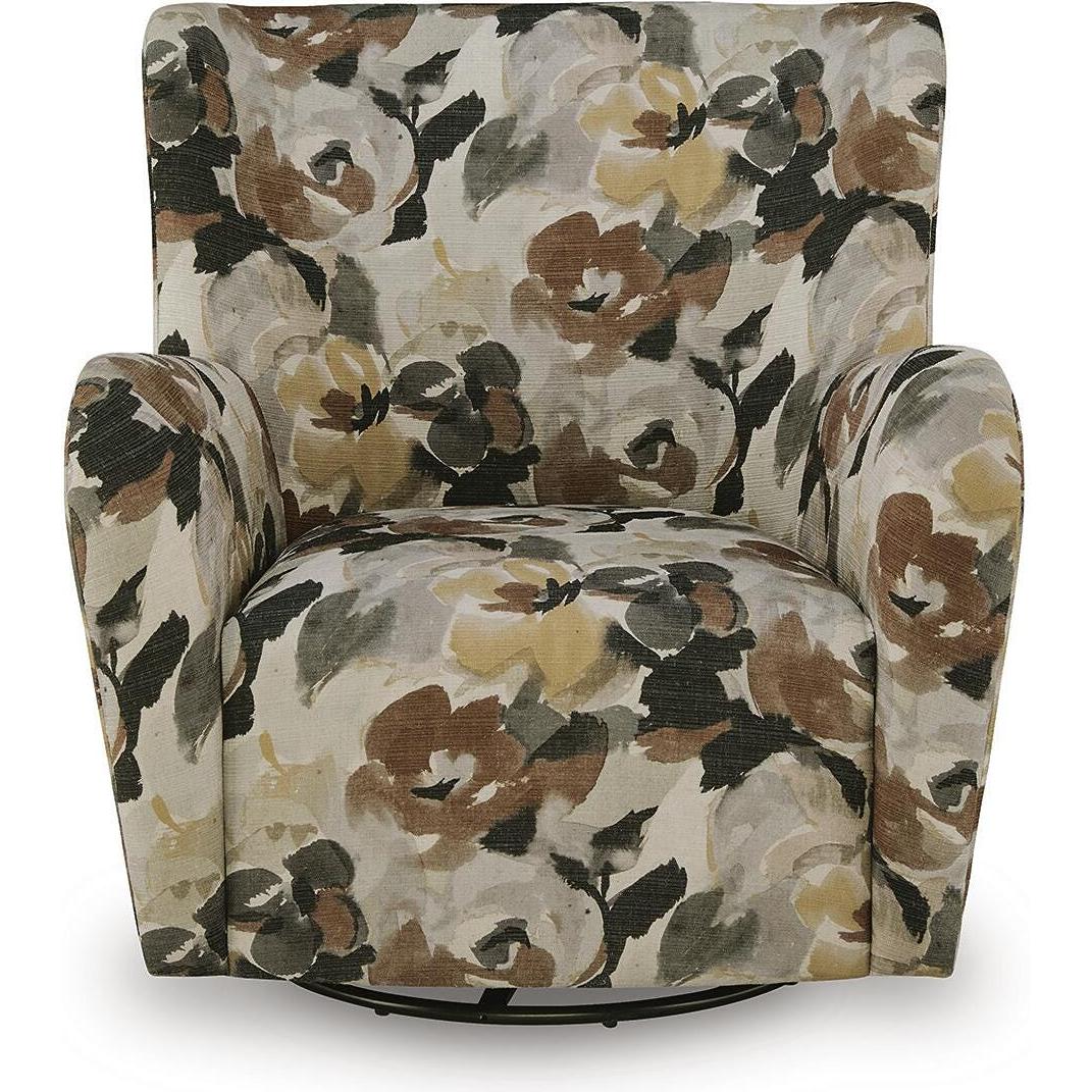  Signature Design by Ashley Rowenburg A3000855 Swivel Glider Accent Chair IMAGE 3