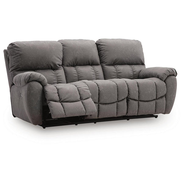 Signature Design by Ashley Bakerstein PC1250315 Power Recliner Sofa with Adjustable Headrest