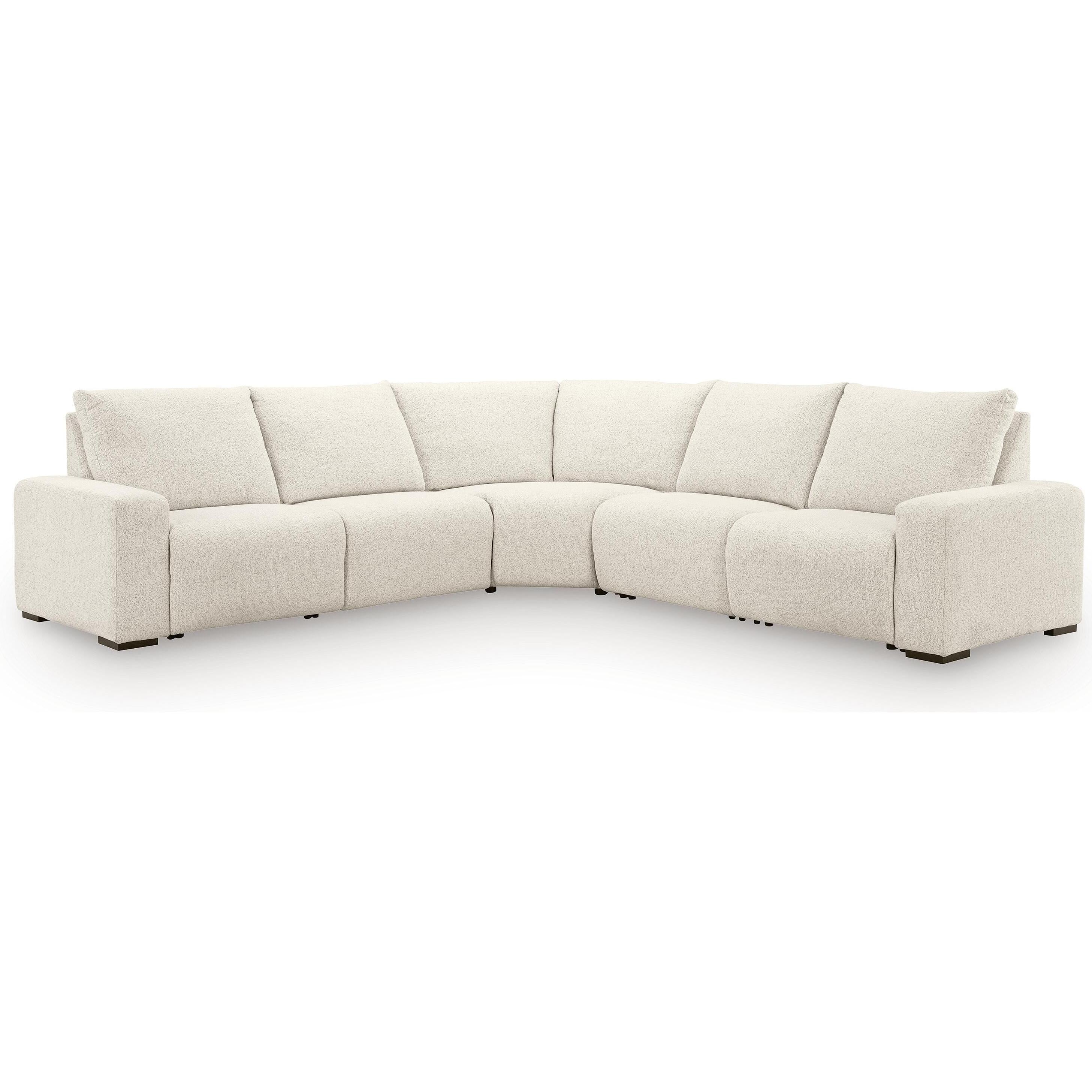  Signature Design by Ashley East Loft PC21607S3 5 pc Power Reclining Sectional IMAGE 1