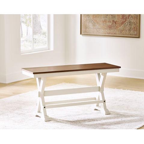  Signature Design by Ashley Brinfern PCD628-09 Large Counter Bench IMAGE 2