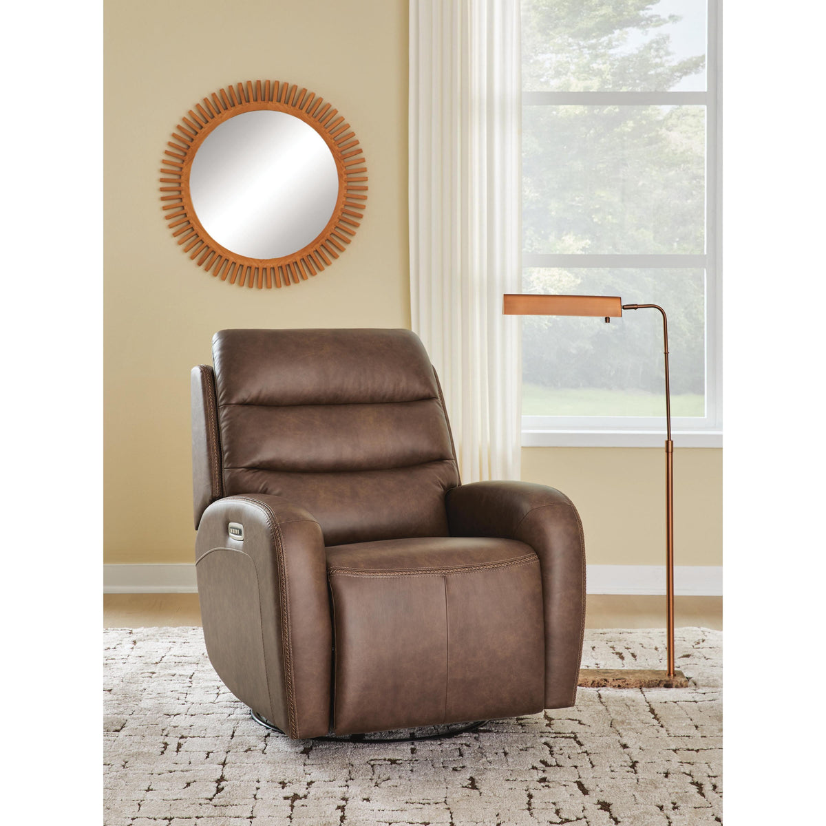  Signature Design by Ashley Motion-Max PCU1550195 Swivel Glider Power Recliner IMAGE 6