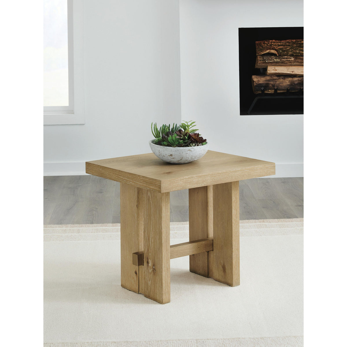  Signature Design by Ashley Crendlin T537-3 Rectangular End Table IMAGE 2