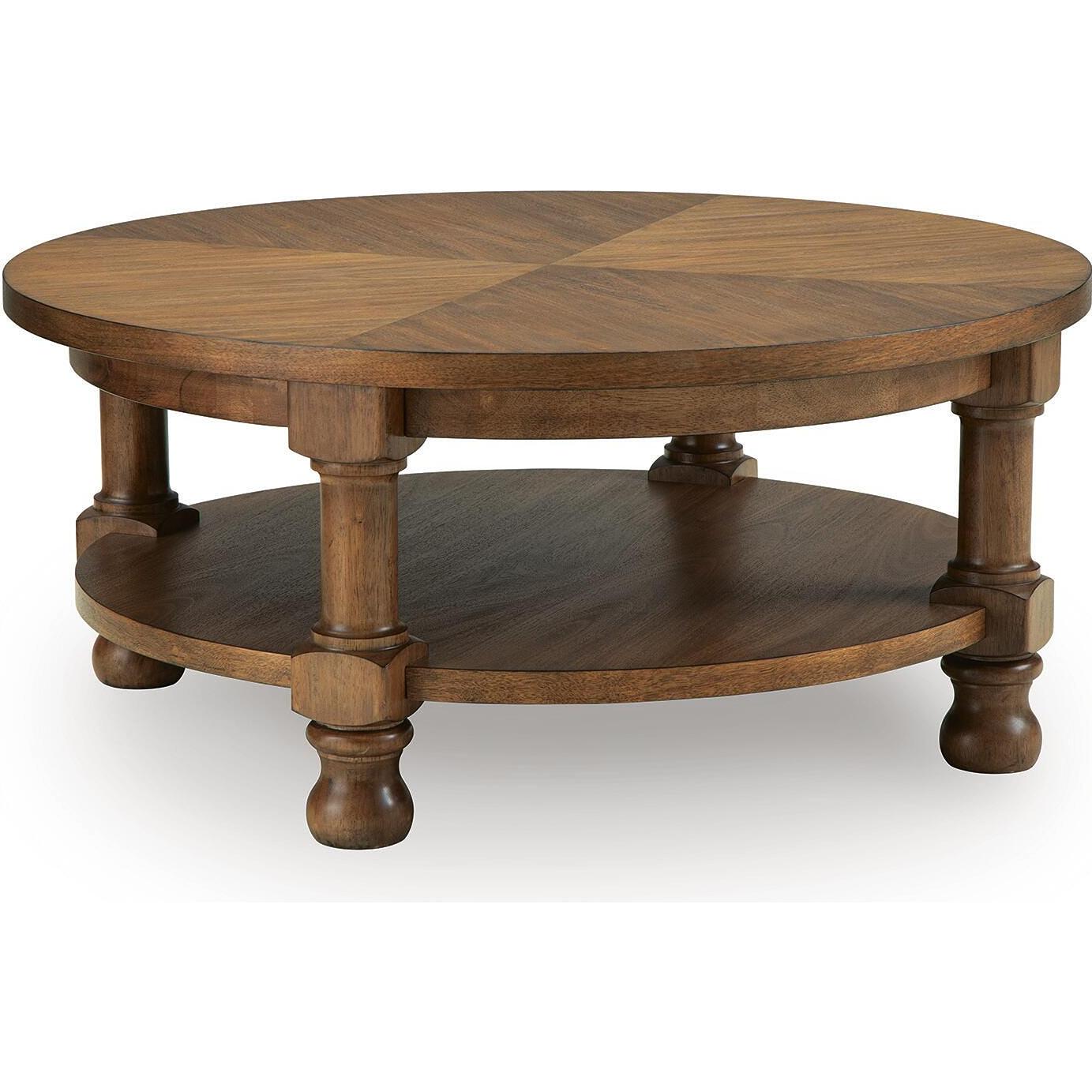  Signature Design by Ashley Chadworth T614-8 Round Cocktail Table IMAGE 1