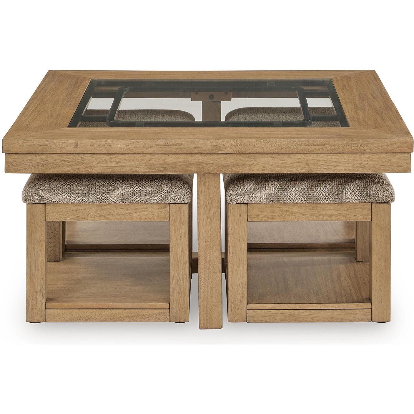  Signature Design by Ashley Wittenmyer T794-20 Cocktail TBL with 4 Stools IMAGE 3