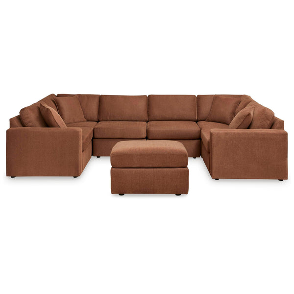 Signature Design by Ashley® Modmax 92102U18 6 pc Sectional and Ottoman - Spice