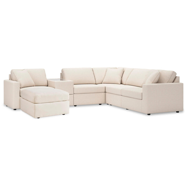 Signature Design by Ashley® Modmax 92103U16 6 pc Sectional and Ottoman - Oyster