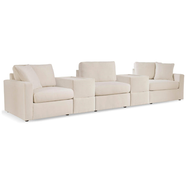Signature Design by Ashley® Modmax 92103U19 5 pc Sectional and 3 Ottomans - Oyster