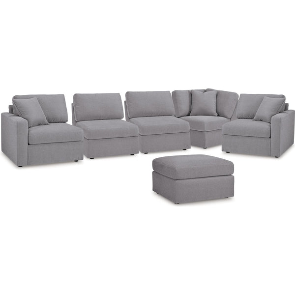 Signature Design by Ashley® Modmax 92104U14 5 pc Sectional and Ottoman - Granite