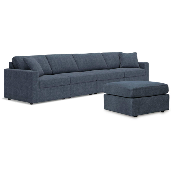 Signature Design by Ashley® Modmax 92121U2 4 pc Sectional and Ottoman - Ink