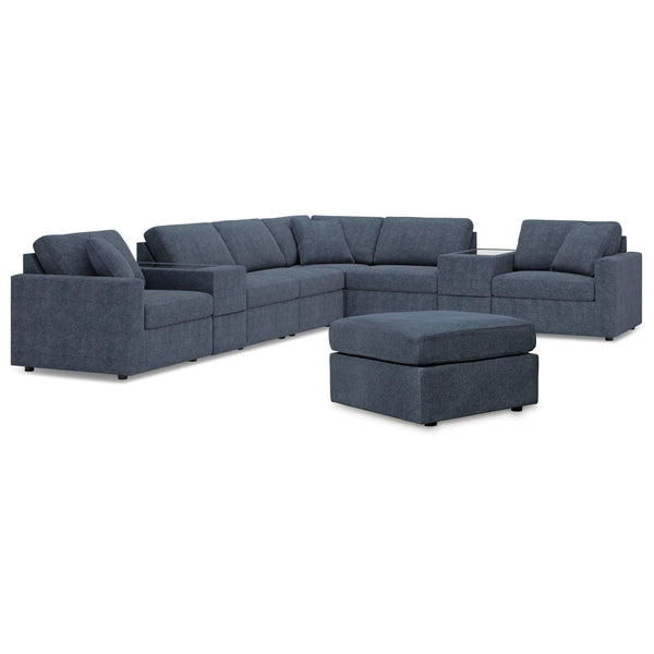 Signature Design by Ashley® Modmax 92121U3 8 pc Sectional and Ottoman - Ink