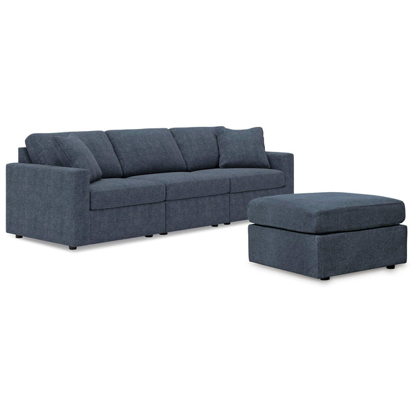 Signature Design by Ashley® Modmax 92121U4 3 pc Sectional and Ottoman - Ink