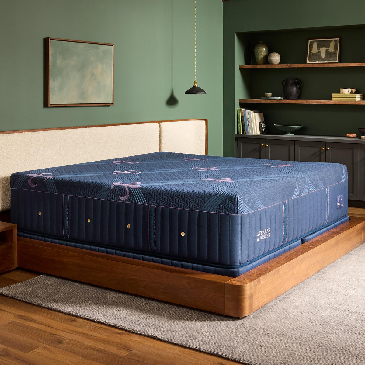  Stearns & Foster Legacy Plush Hybrid II (King) IMAGE 3
