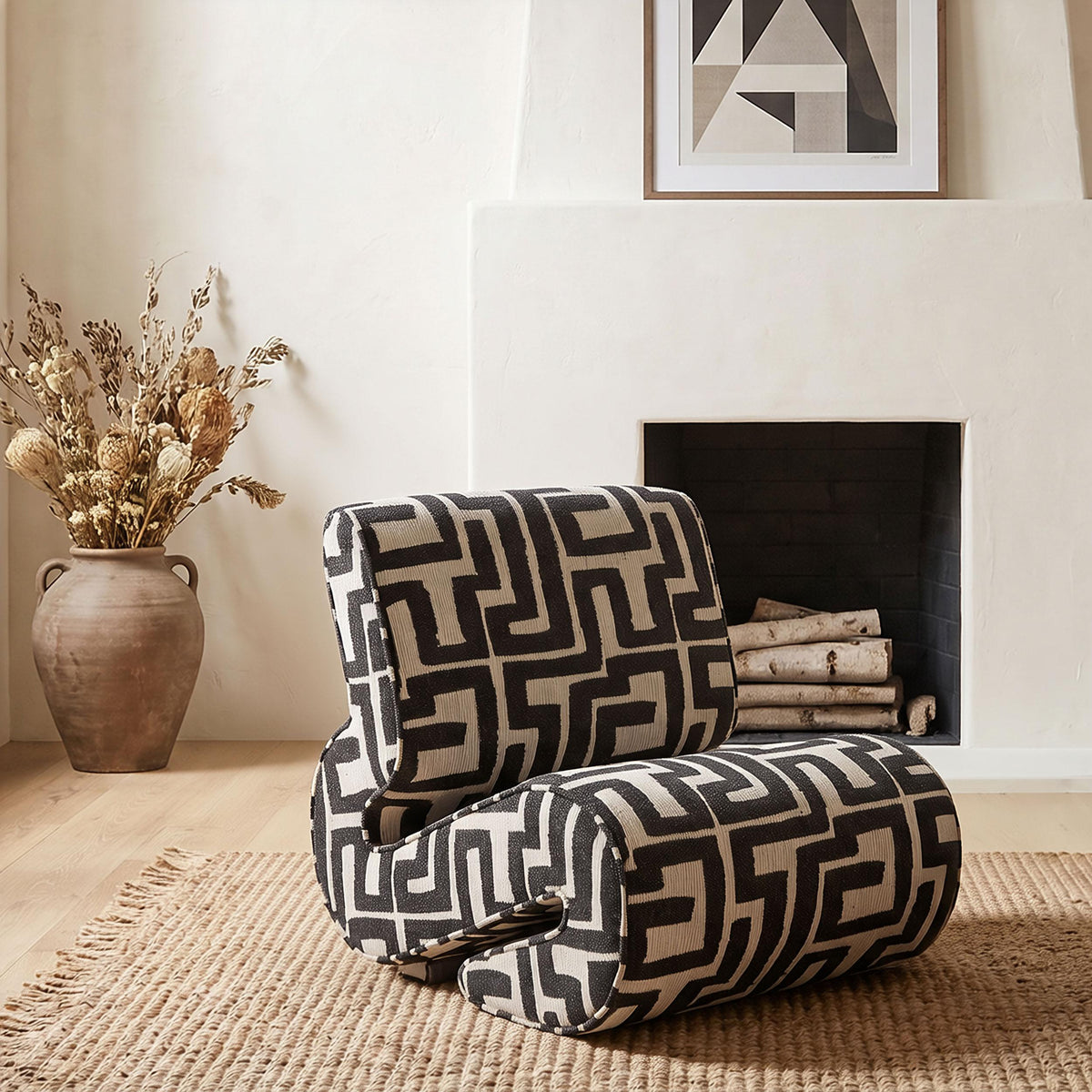  Coaster Furniture Eimer Stationary Fabric Accent Chair 903263 IMAGE 2