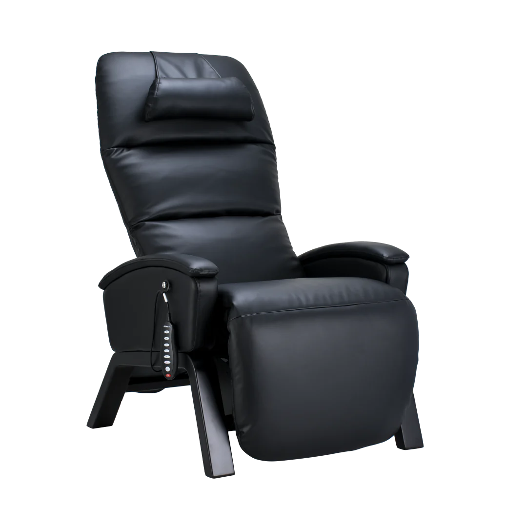 Svago Lite Zero Gravity Recliner-Massage Chair-Svago-Svago Lite Zero Gravity Recliner Black and Black-New Braunfels Mattress Company