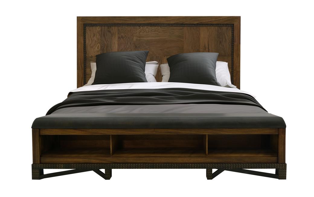 Walnut Bed-Bed-New Braunfels Mattress Company-New Braunfels Mattress Company