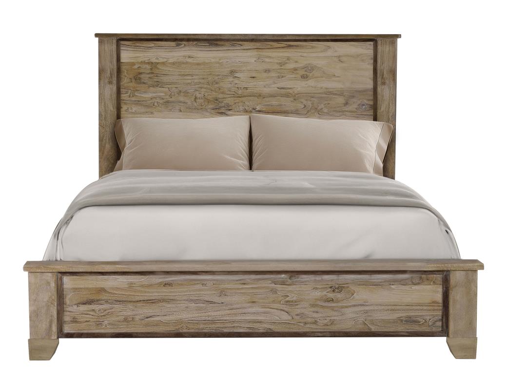 White Teak Bed-Bed-New Braunfels Mattress Company-New Braunfels Mattress Company