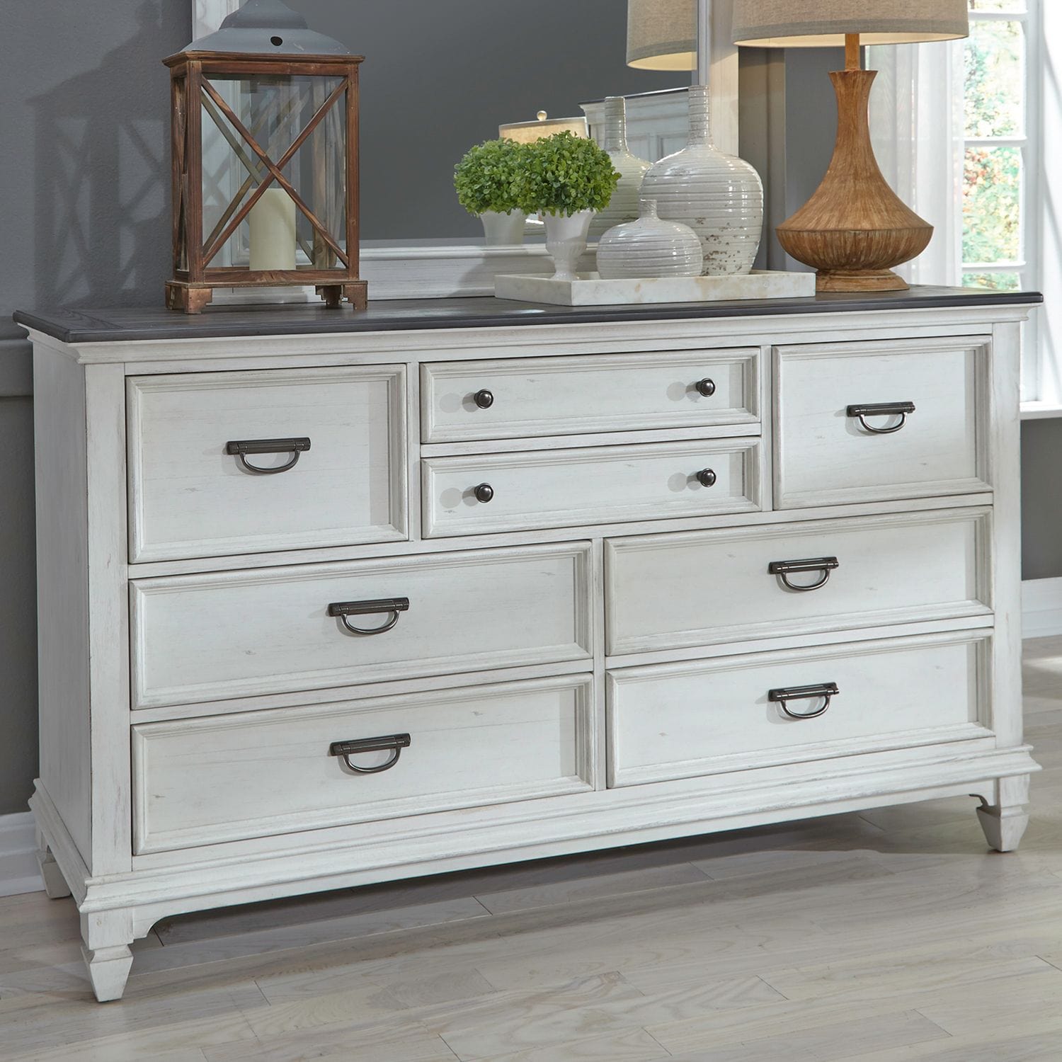 Allyson Park Dresser-Dresser-Liberty Furniture-New Braunfels Mattress Company