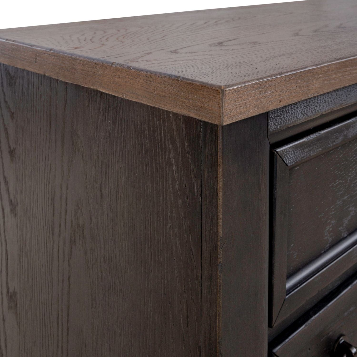 Americana Farmhouse Black Chesser-chest-Liberty Furniture-New Braunfels Mattress Company