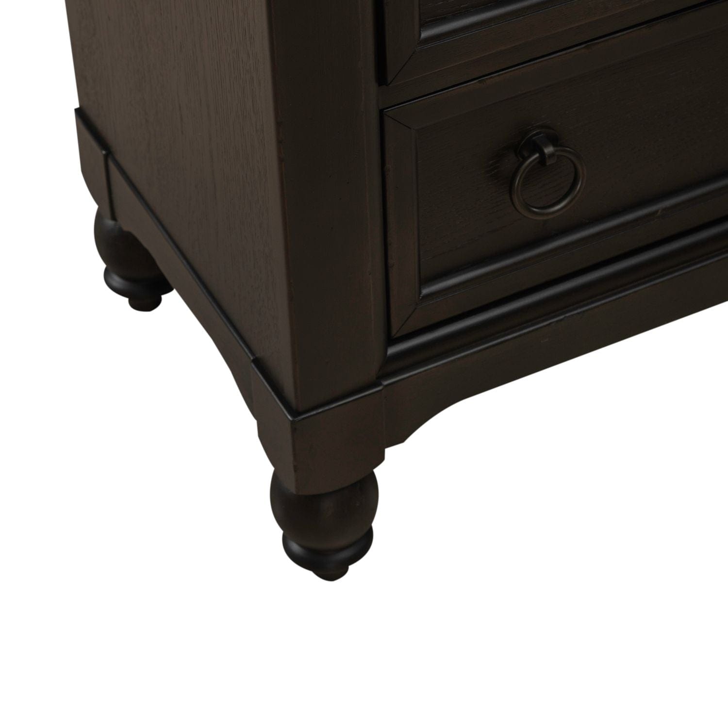 Americana Farmhouse Black Chest-chest-Liberty Furniture-New Braunfels Mattress Company