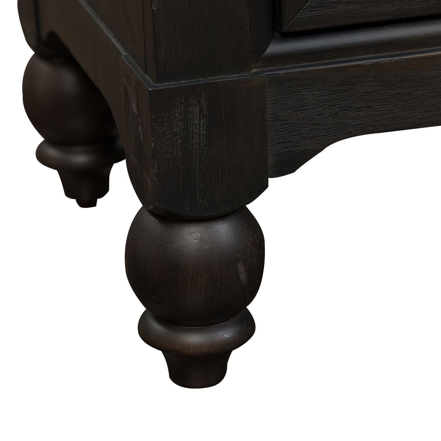 Americana Farmhouse Black Nightstand-Nightstand-Liberty Furniture-New Braunfels Mattress Company