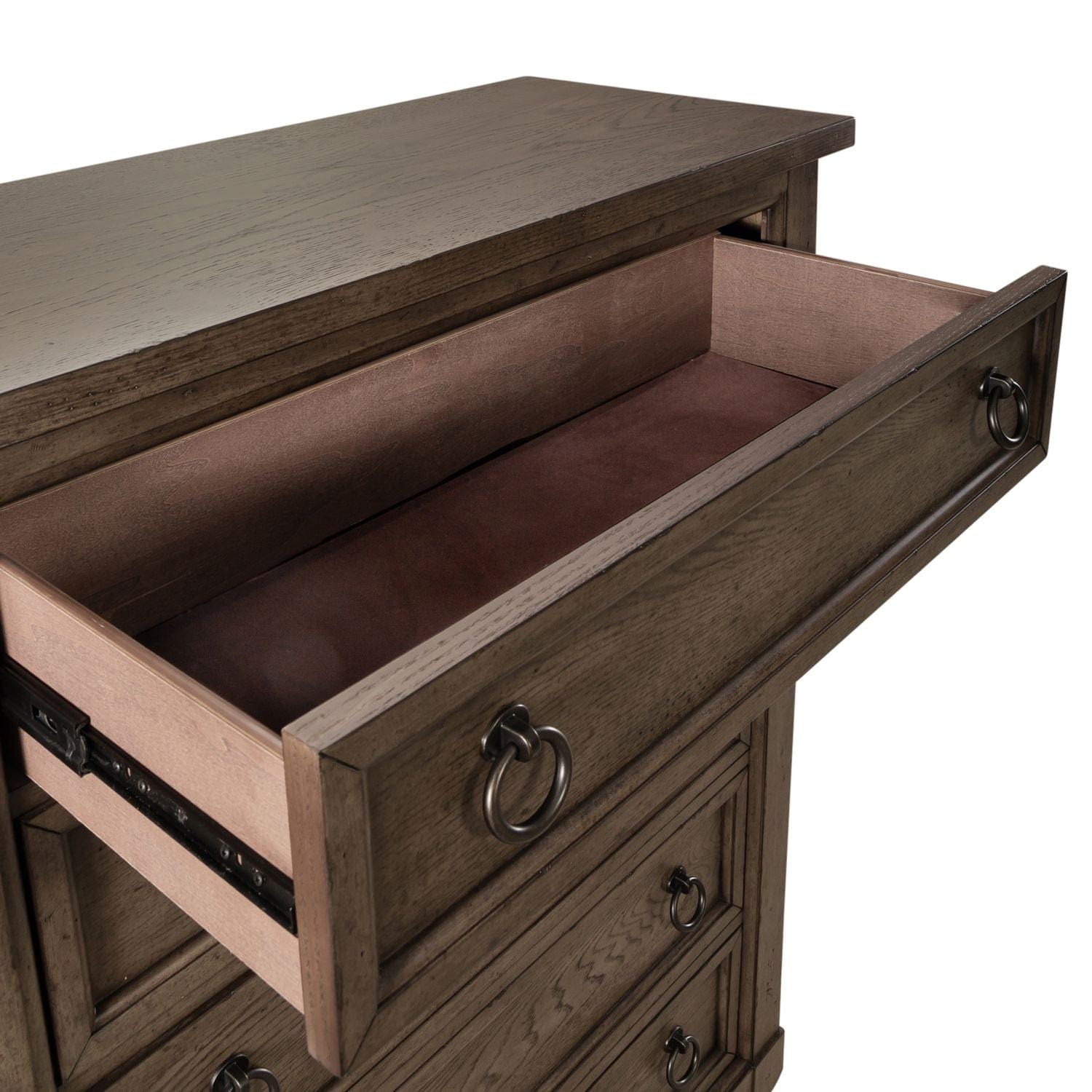 Americana Farmhouse Brown Chest-chest-Liberty Furniture-New Braunfels Mattress Company