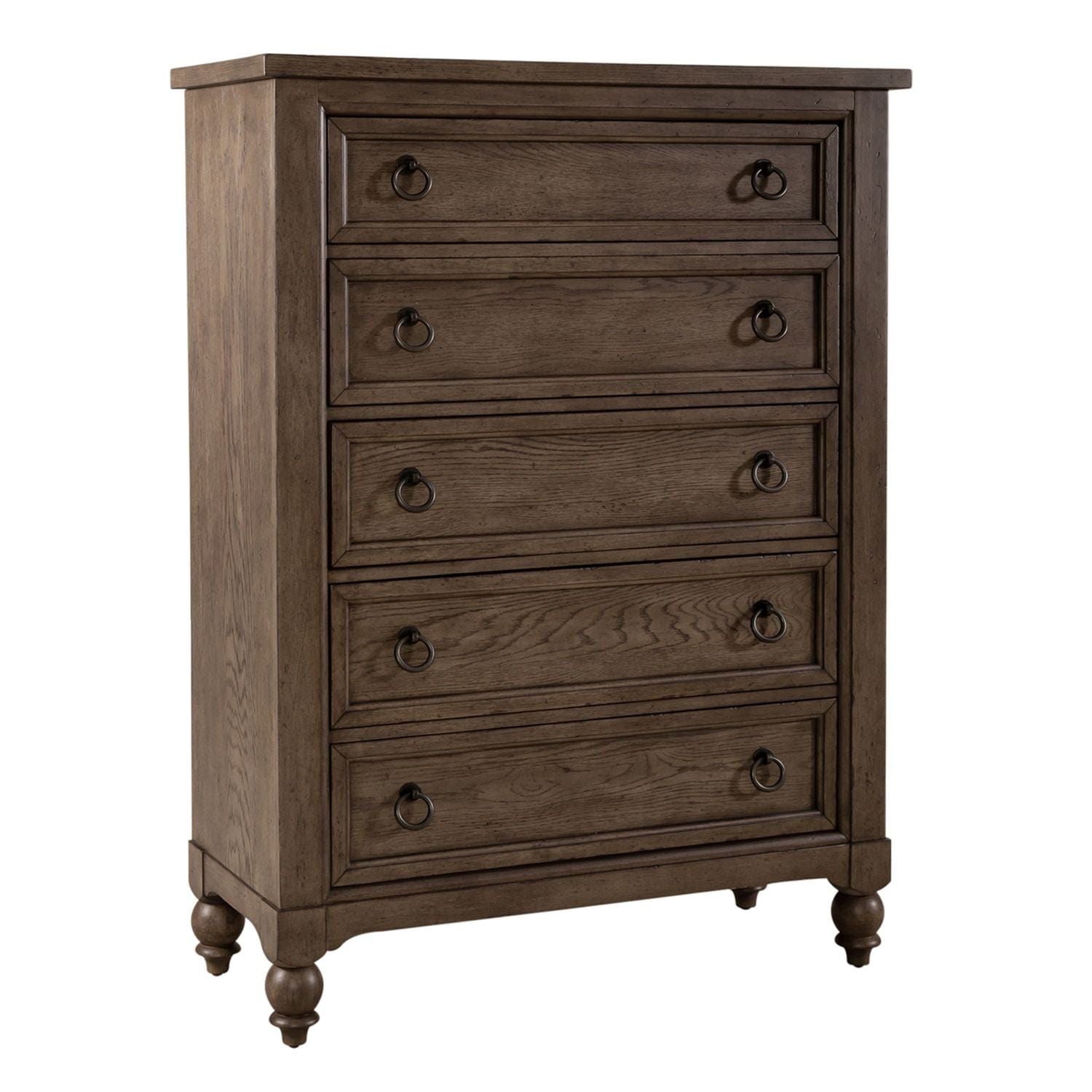 Americana Farmhouse Brown Chest-chest-Liberty Furniture-New Braunfels Mattress Company