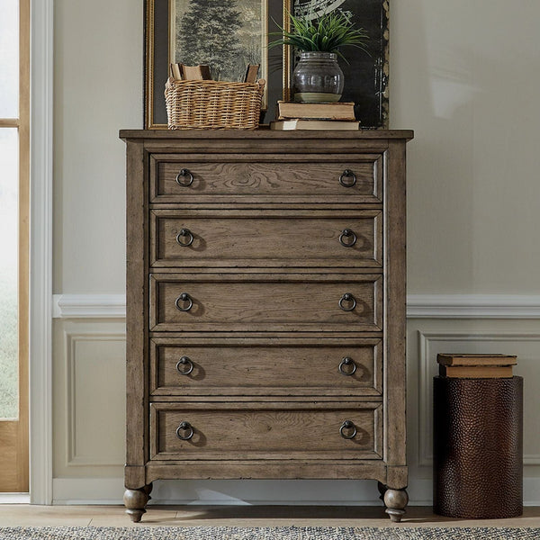 Americana Farmhouse Brown Chest