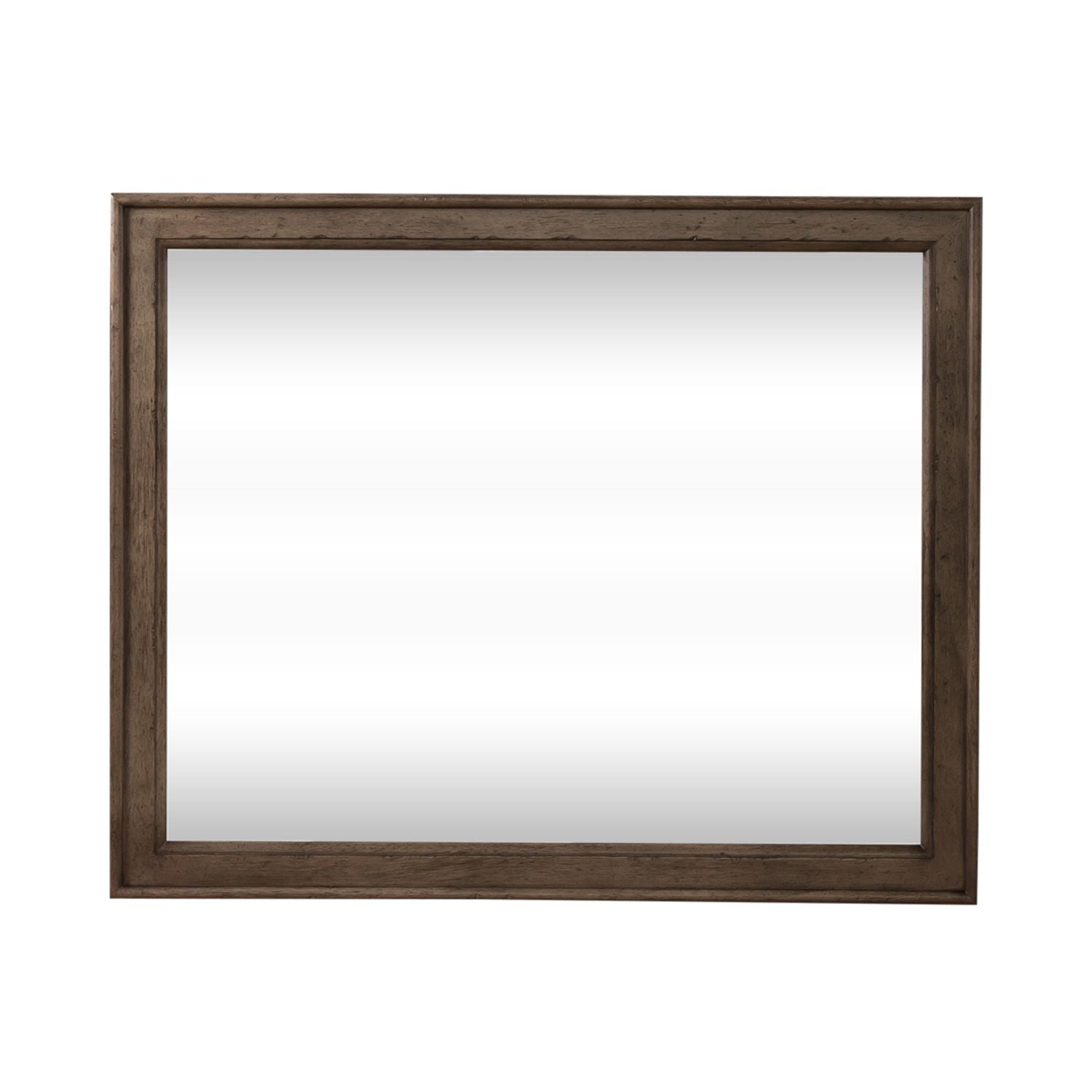 Americana Farmhouse Brown Mirror-Mirror-Liberty Furniture-New Braunfels Mattress Company