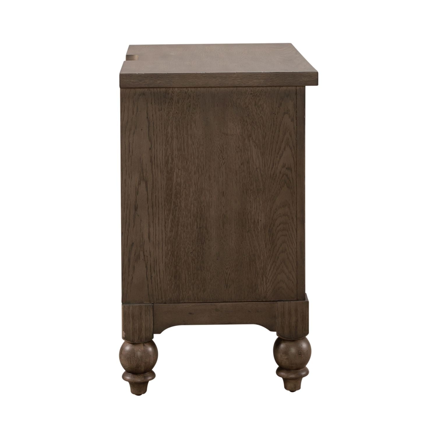 Americana Farmhouse Brown Nightstand-Nightstand-Liberty Furniture-New Braunfels Mattress Company