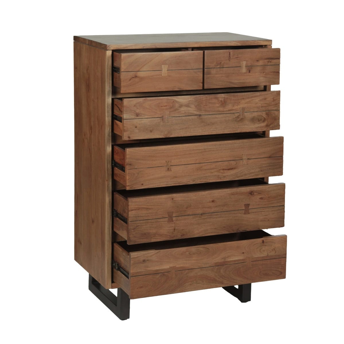 Aspen Smoked Acacia Chest-Chest-Home Trends & Design-New Braunfels Mattress Company