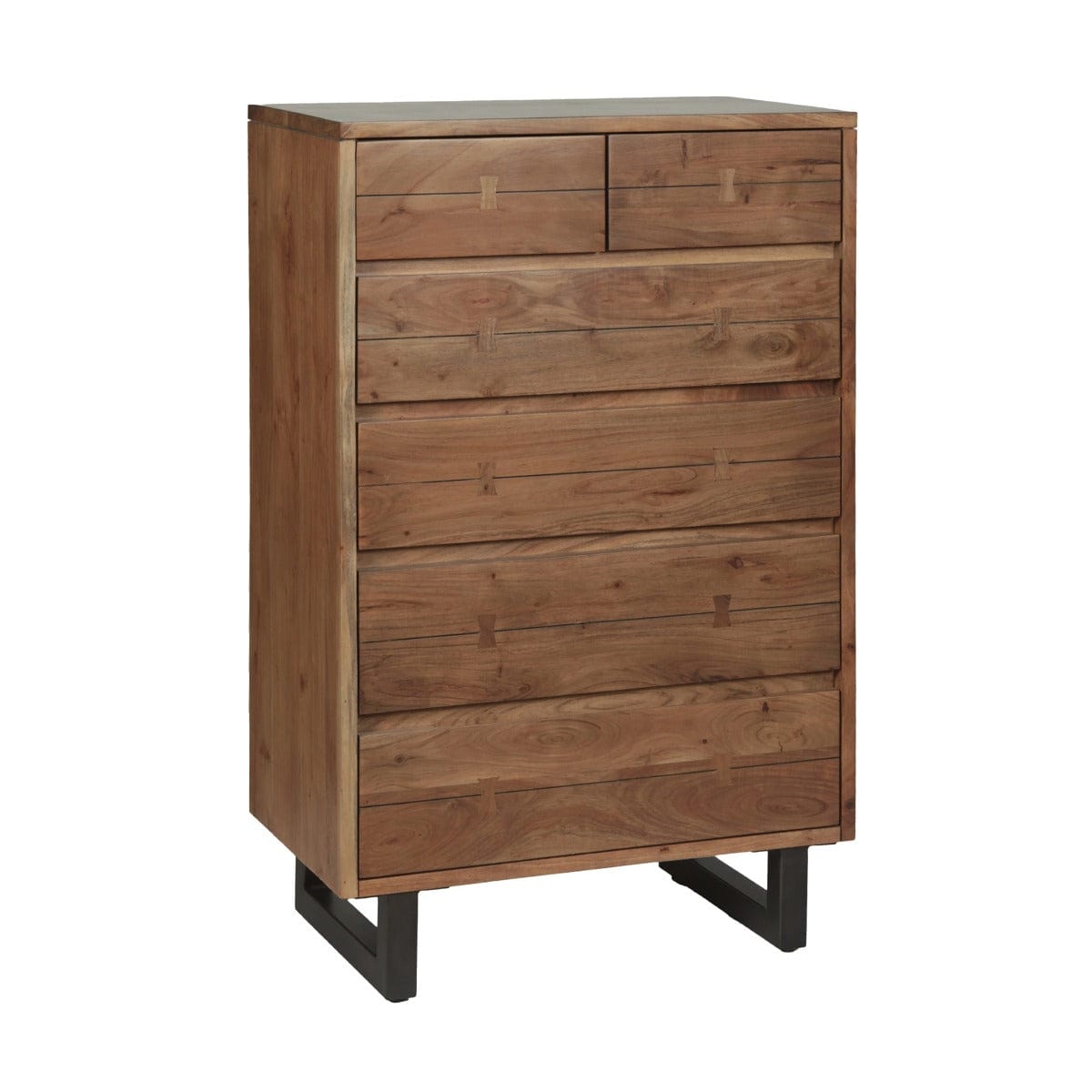 Aspen Smoked Acacia Chest-Chest-Home Trends & Design-New Braunfels Mattress Company
