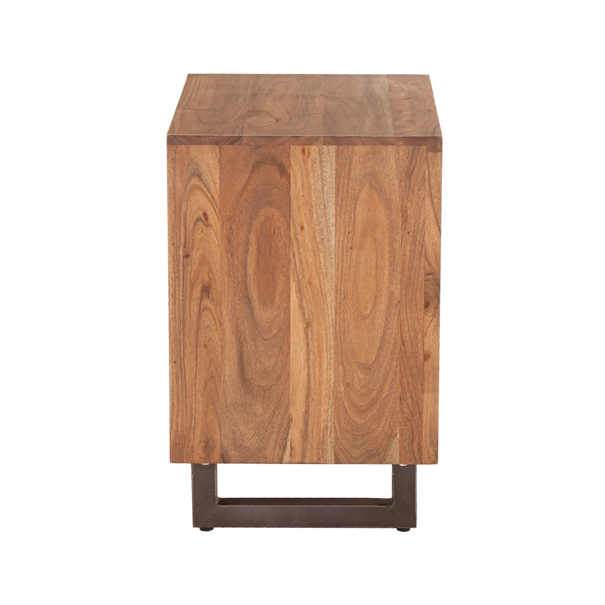 Aspen Smoked Acacia Nighstand-Nightstand-Home Trends & Design-New Braunfels Mattress Company