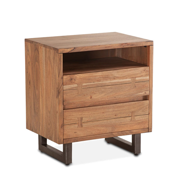 Aspen Smoked Acacia Nighstand