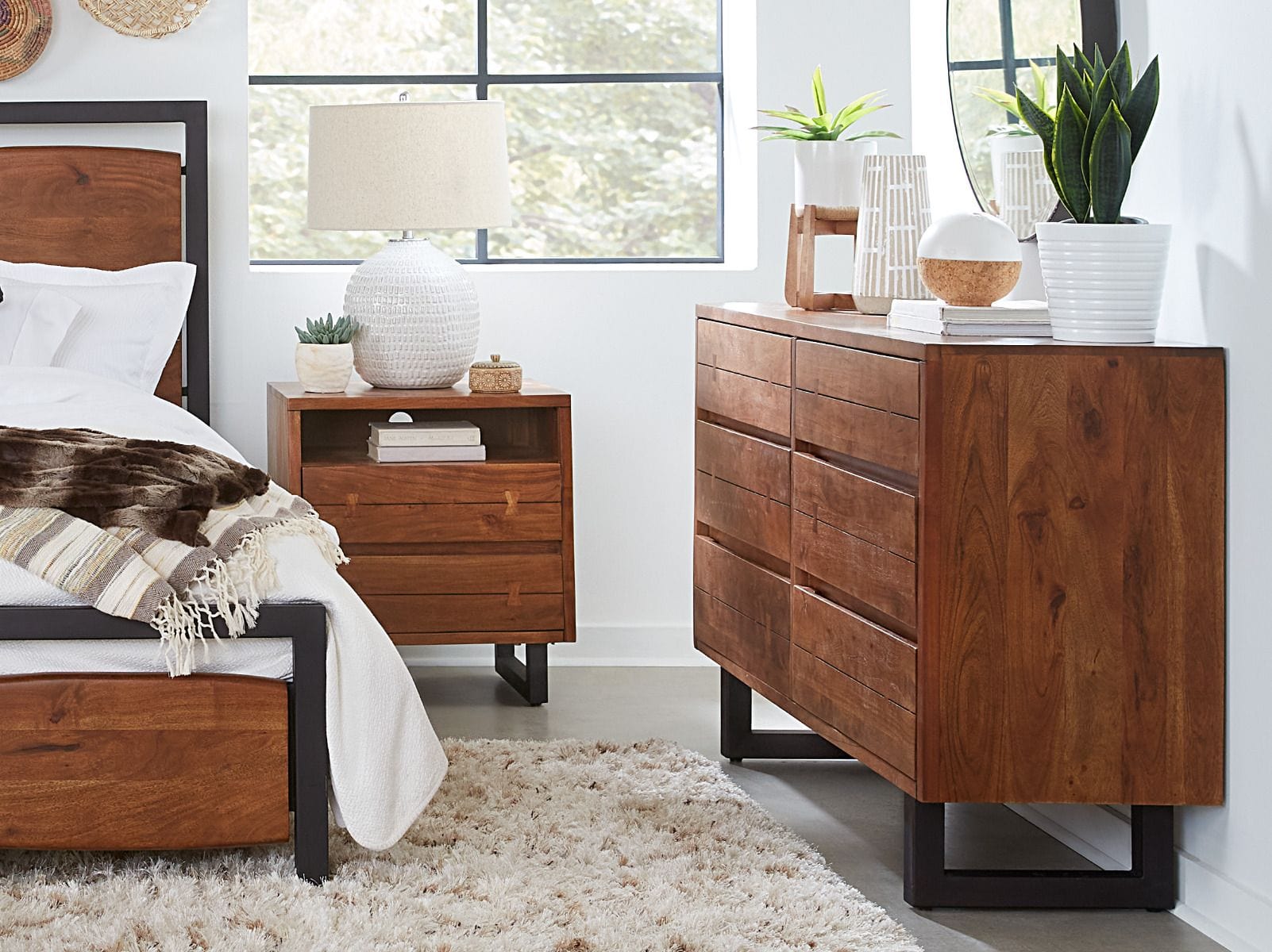 Aspen Walnut Dresser-Dresser-Home Trends & Design-New Braunfels Mattress Company