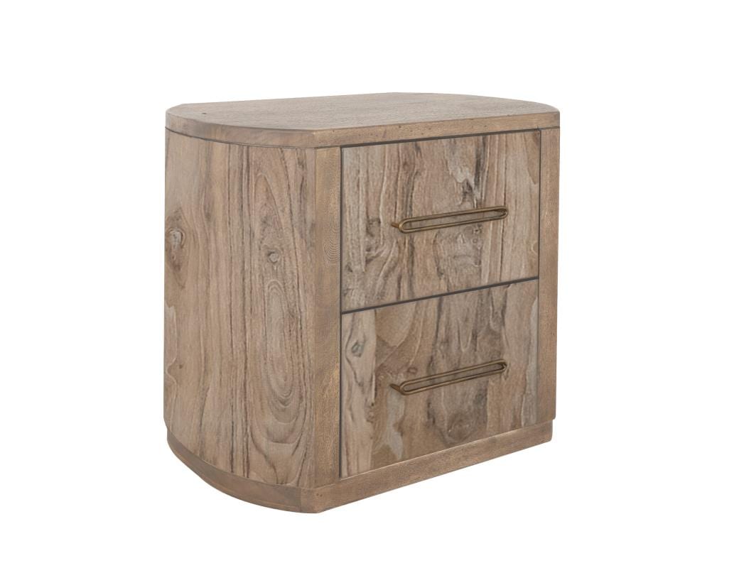 BALAM 2 Drawer Nightstand-Nightstand-International Furniture Direct-White-New Braunfels Mattress Company