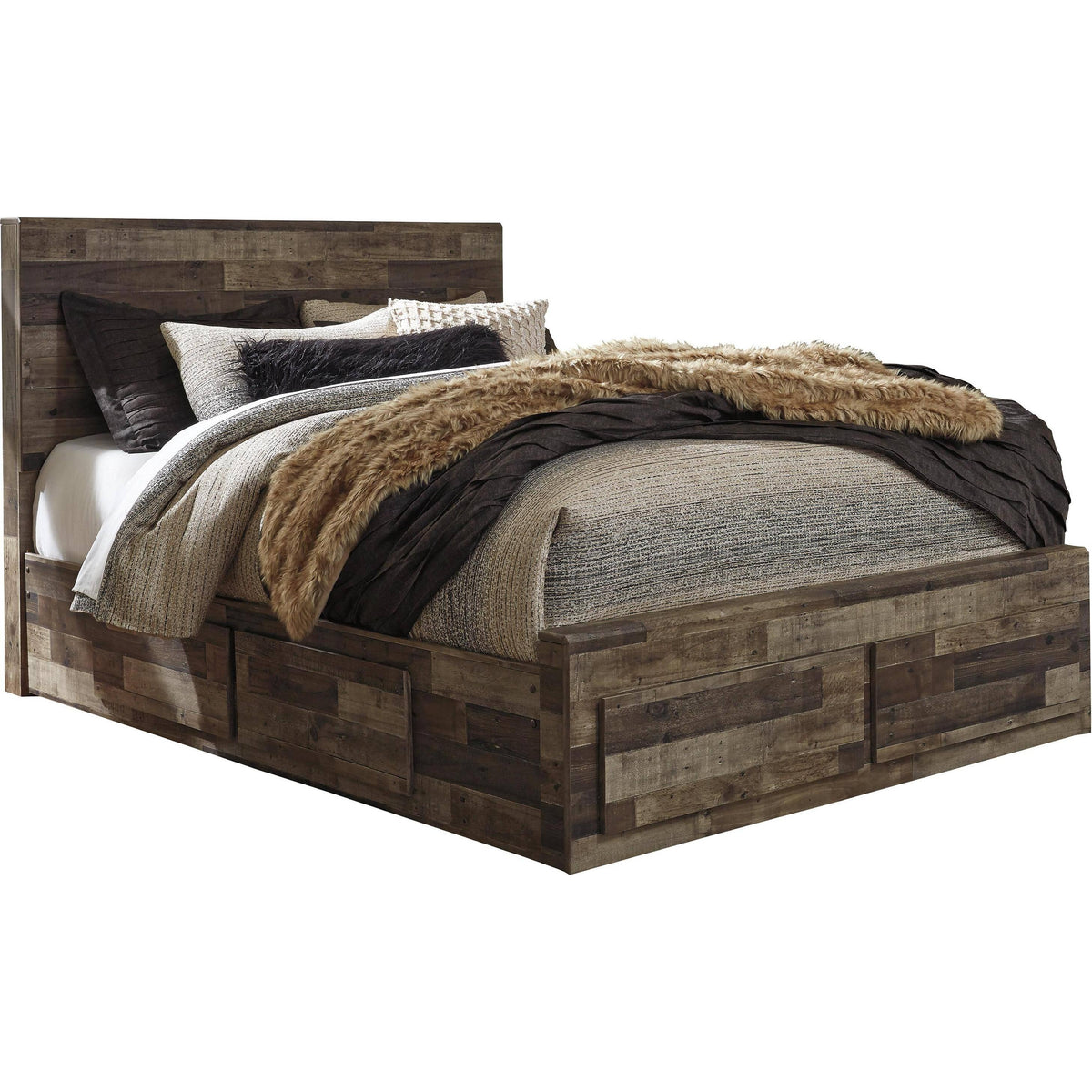 Benchcraft Derekson B200B61 7 pc Queen Panel Bedroom Set