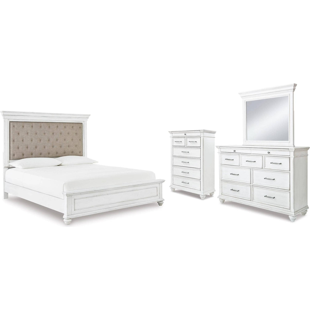 Benchcraft Kanwyn B777B23 6 pc California King Panel Bedroom Set