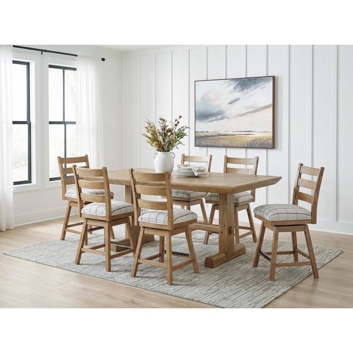 Benchcraft Ridgester D858-13 Rectangular Dining Room Counter Table