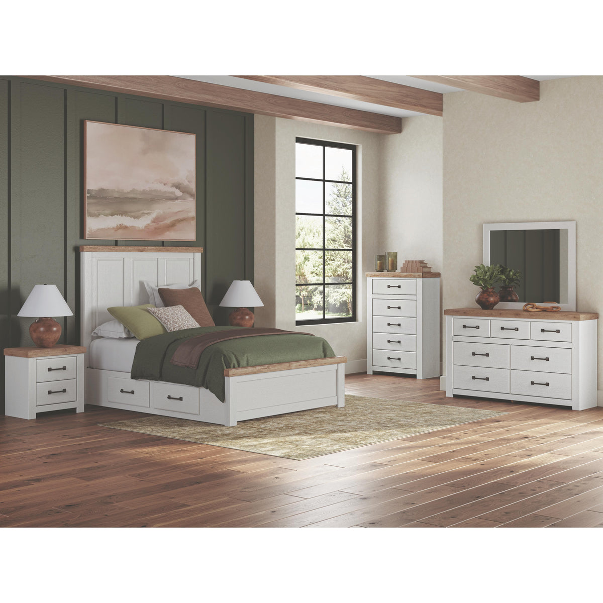 Benchcraft Savonport 2-Drawer Nightstand B4615-92