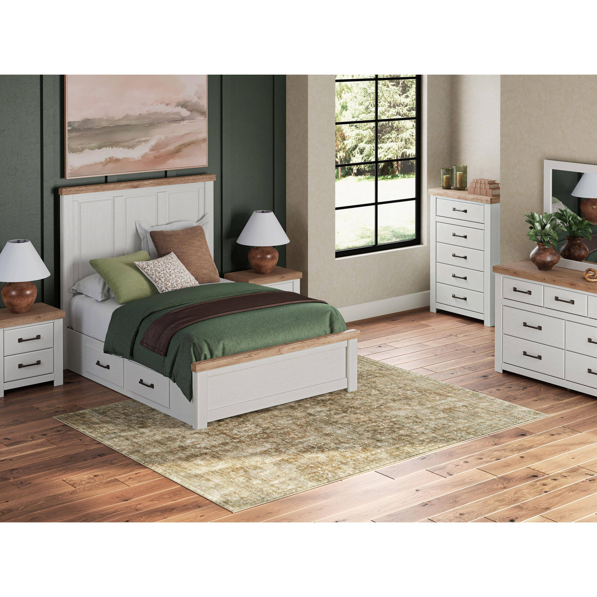 Benchcraft Savonport 2-Drawer Nightstand B4615-92